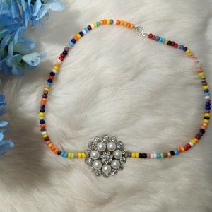 Berkeley Meets Hollywood Handcrafted Choker/Necklace About 15"